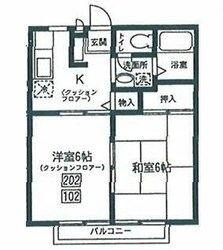 サニーヒルズの物件間取画像